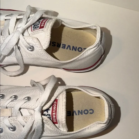 Converse Chuck Taylor All Star Low Top White | Men’s 7 Women’s 9 | Fair Cond - Picture 2 of 10